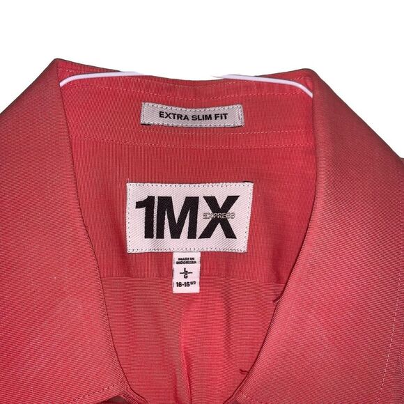 BUNDLE•DRESS SHIRTS•2/$35•3/$50-Express,1MX, Men's Collared, L, Red - Picture 2 of 4